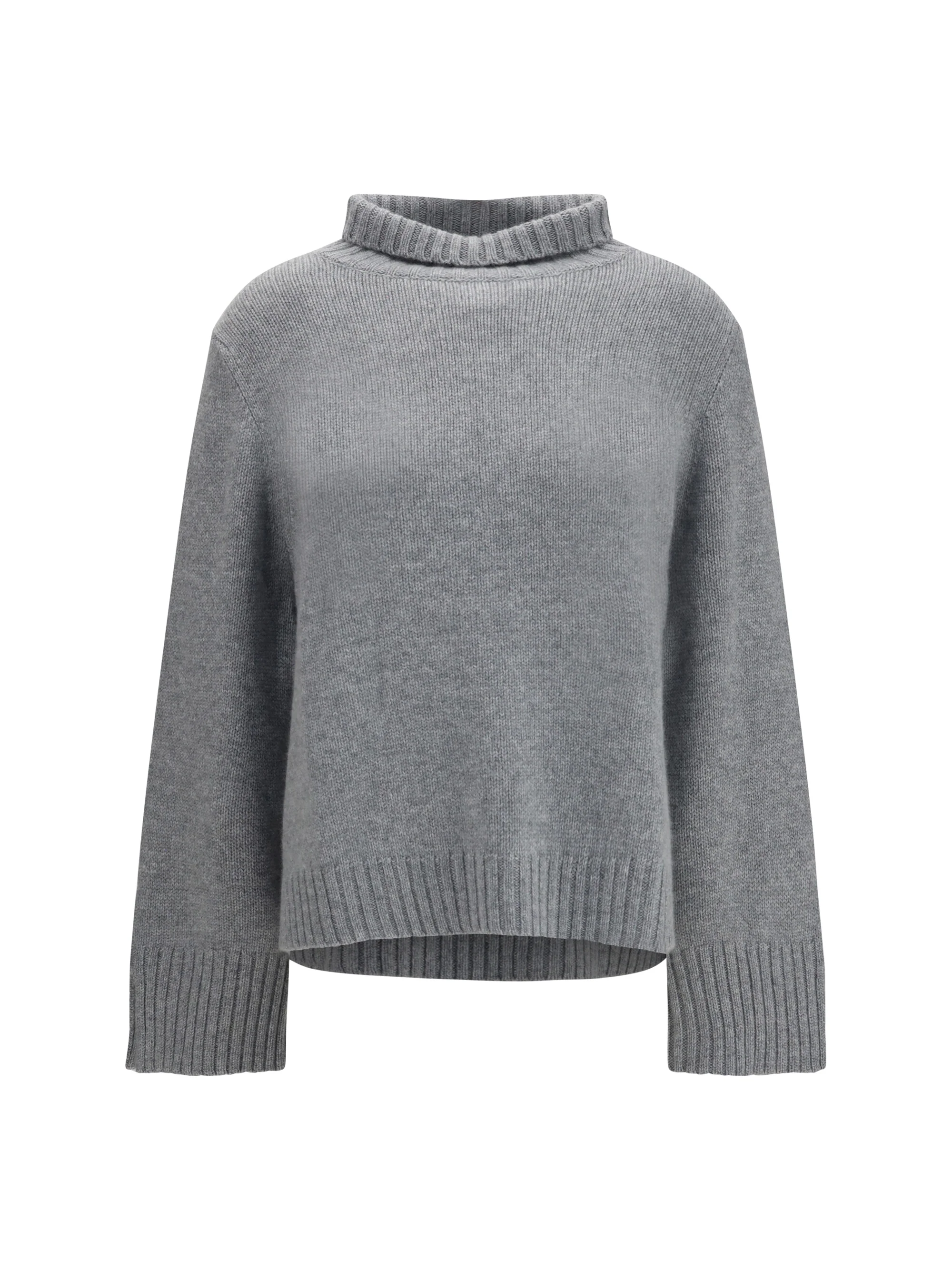 ALLUDE M cashmere turtleneck sweater