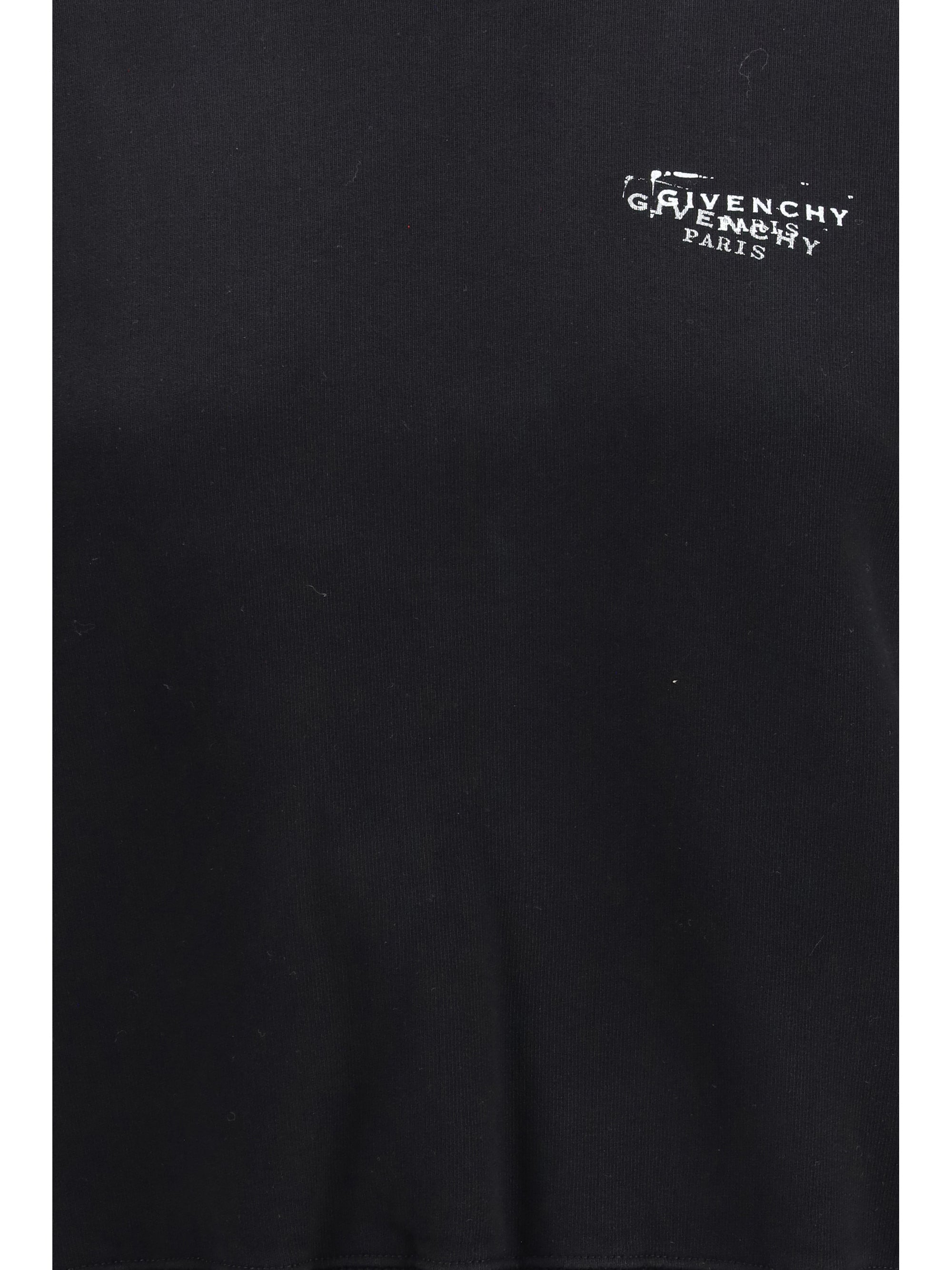 logo brushed fabric sweatshirt