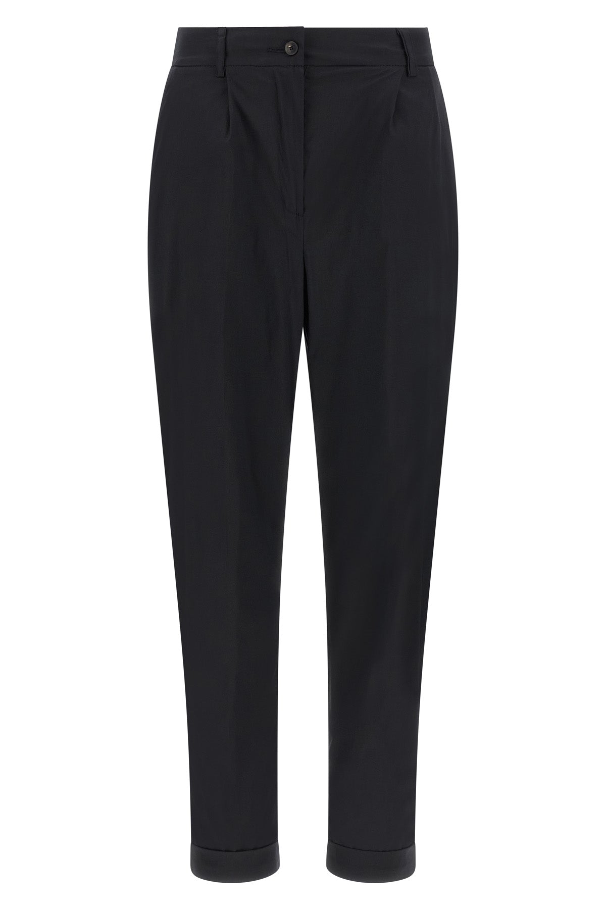 KITON 38 stretch cotton poplin pants