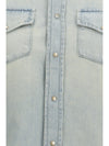 western shirt in lightweight denim