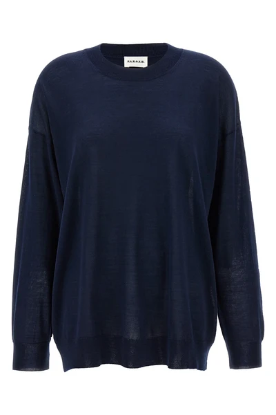 crew-neck sweater in wool blend