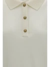 wool polo with vintage buttons