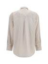 oversized striped shirt in cotton