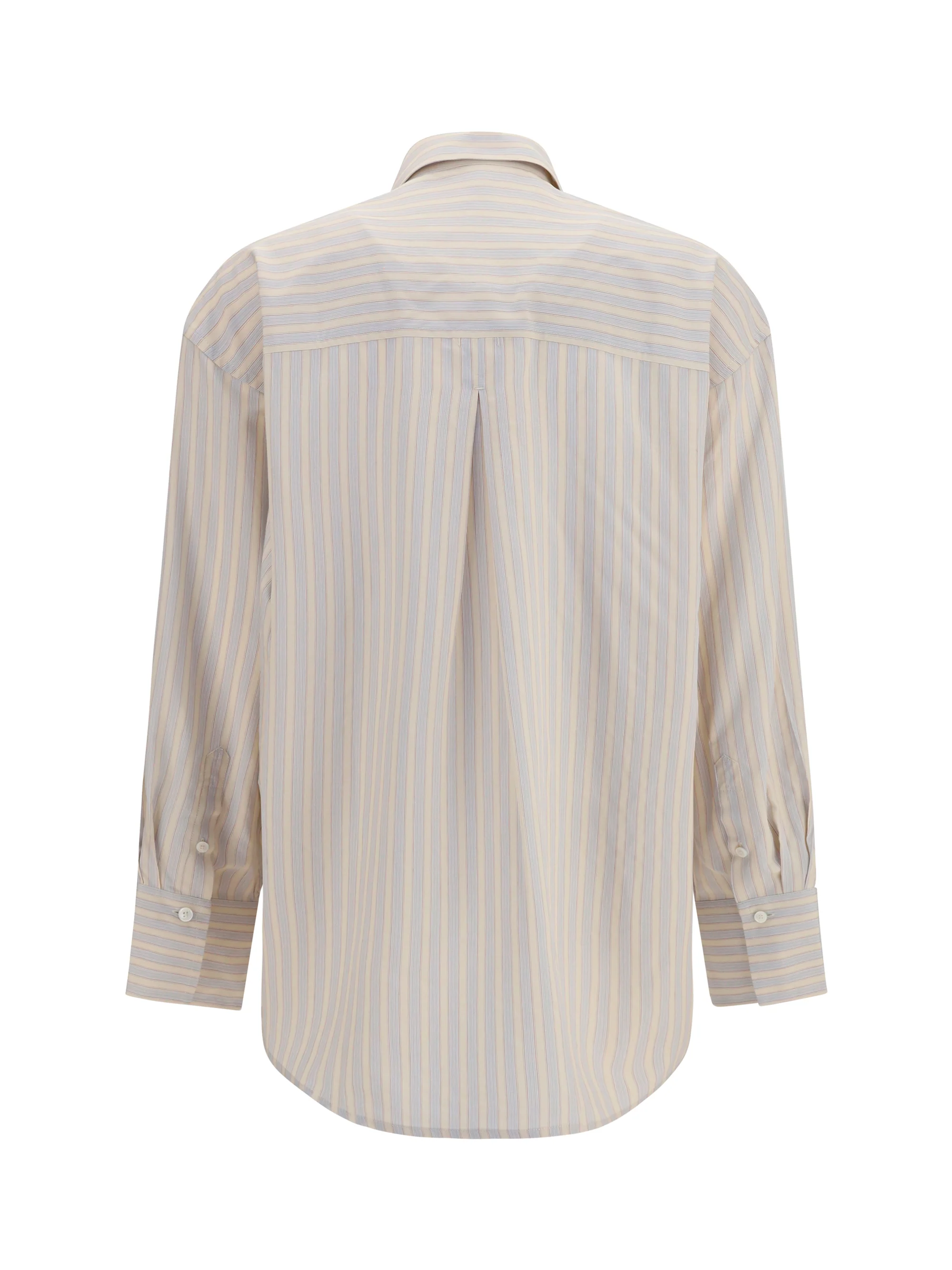 oversized striped shirt in cotton
