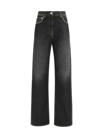 straight jeans with studs
