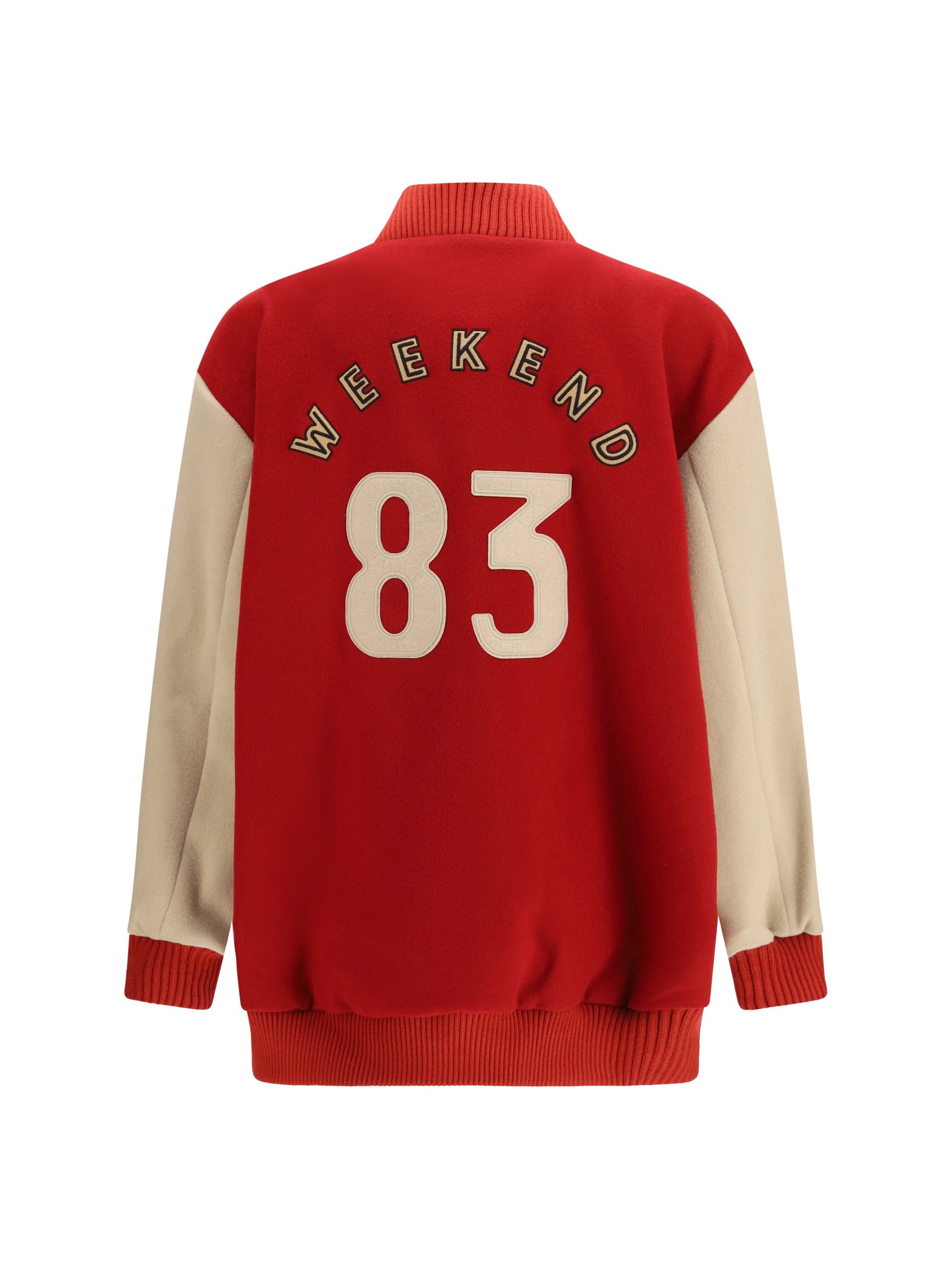 MAX MARA WEEKEND 44 oversized bomber in double wool