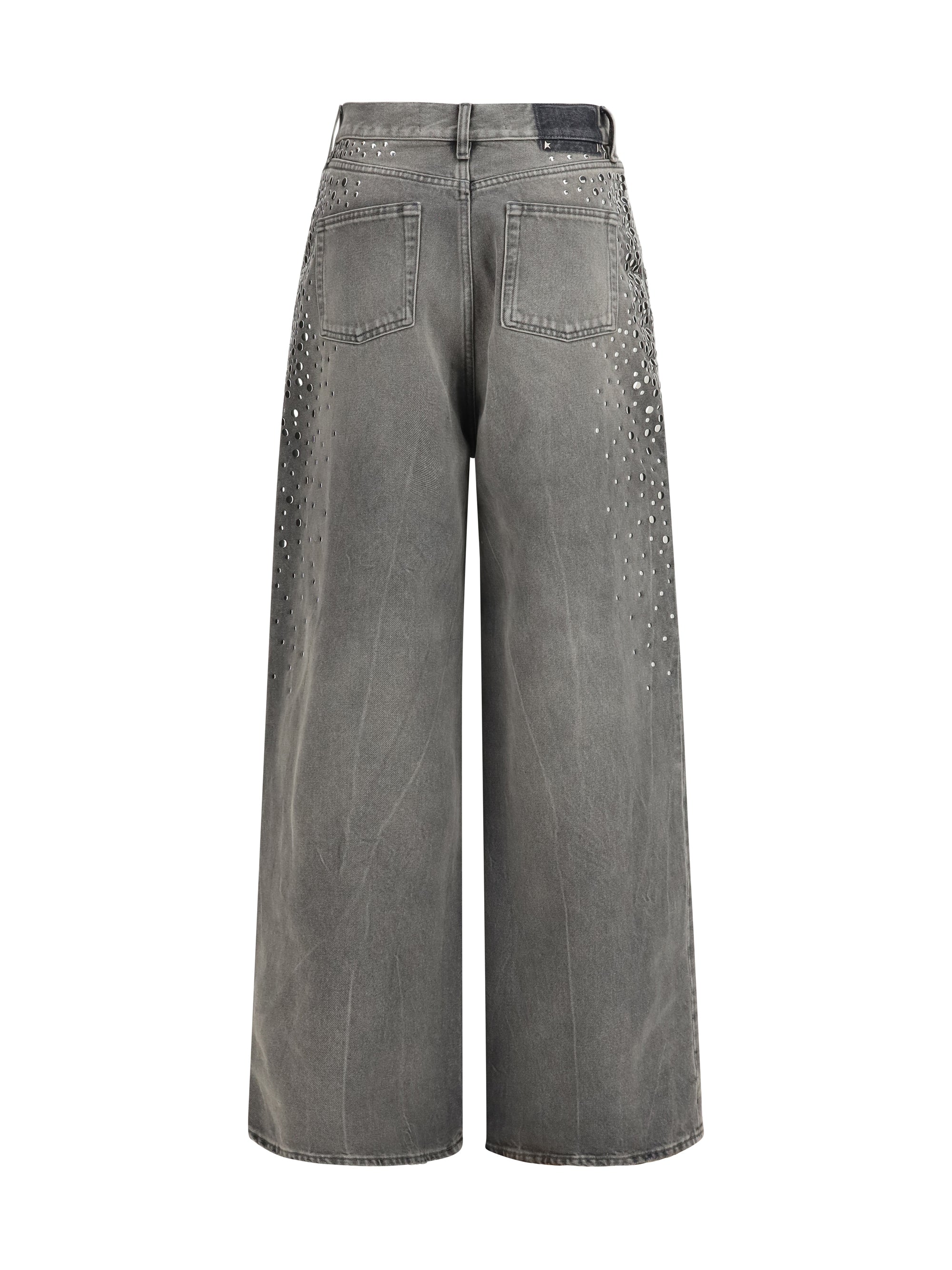 melody stud degraded jeans