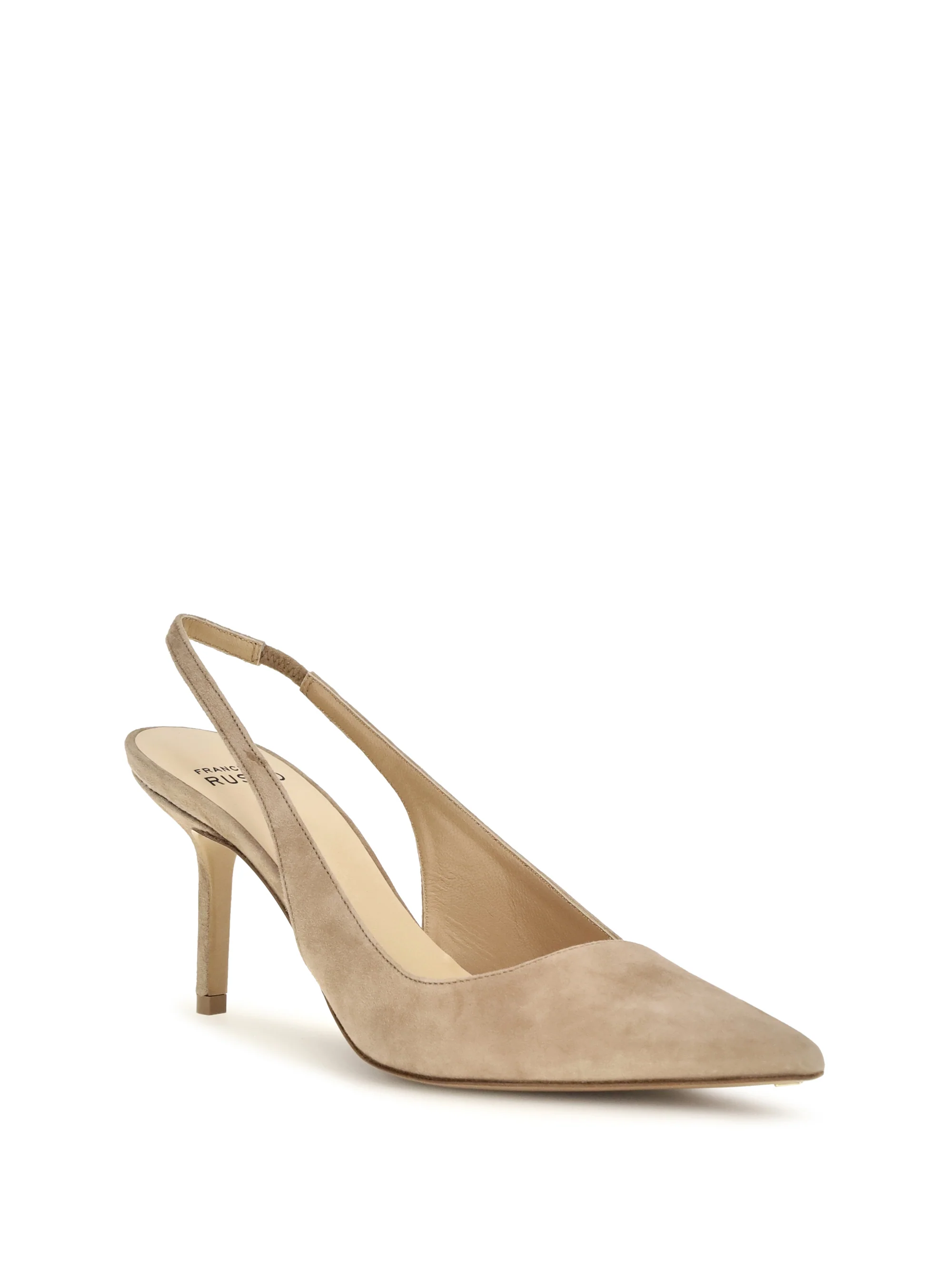 FRANCESCO RUSSO 36 suede slingback pumps