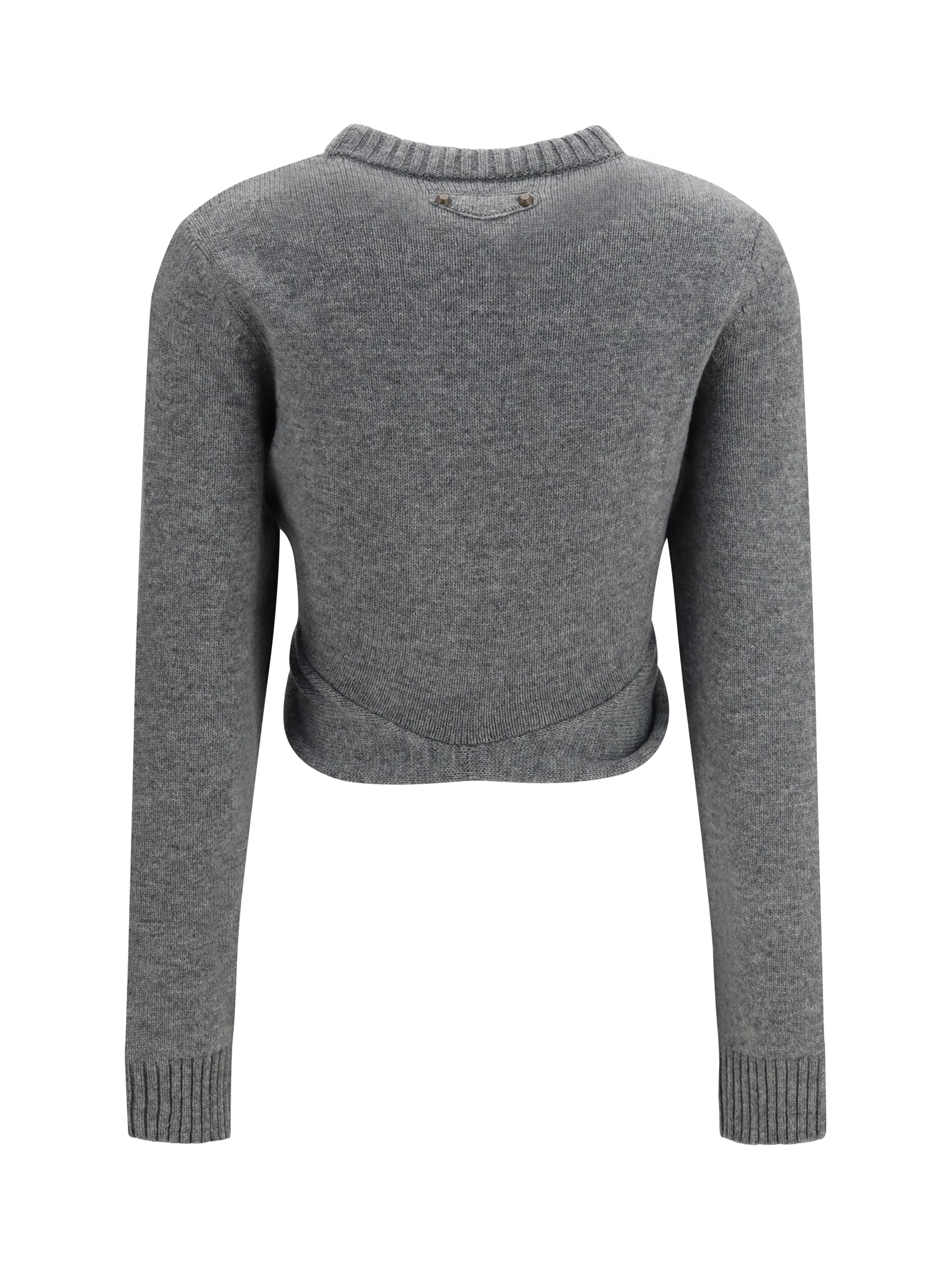 BALENCIAGA M ruched crewneck sweater