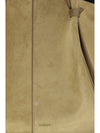 suede leather shoulder bag