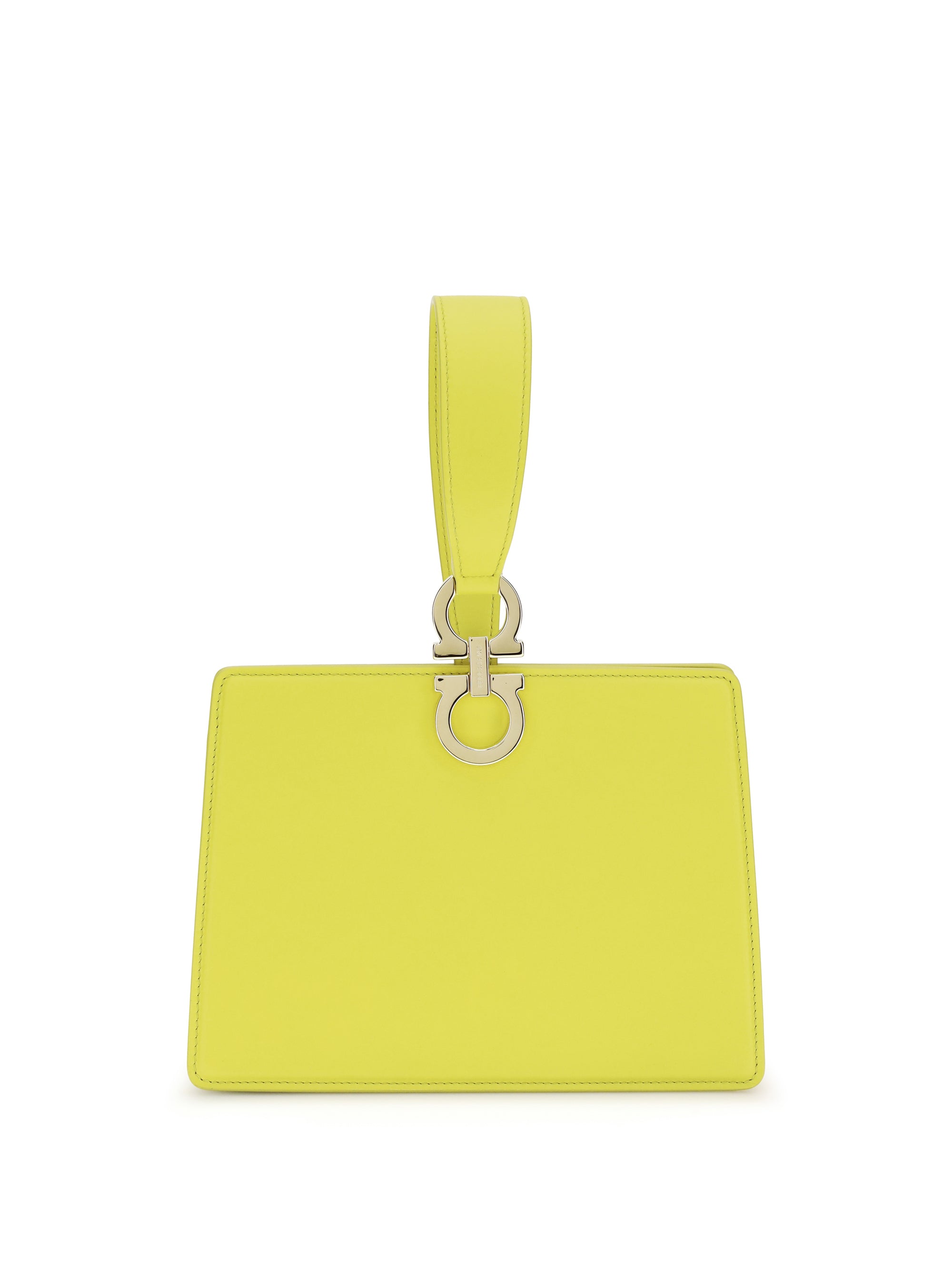 FERRAGAMO OS leather clutch 