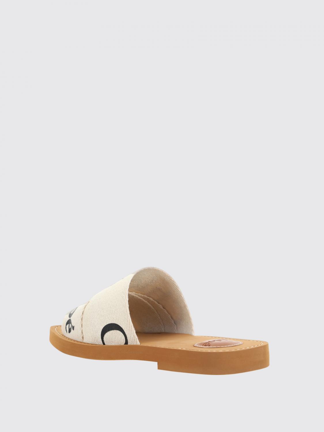 fabric and rubber sliders chloé
