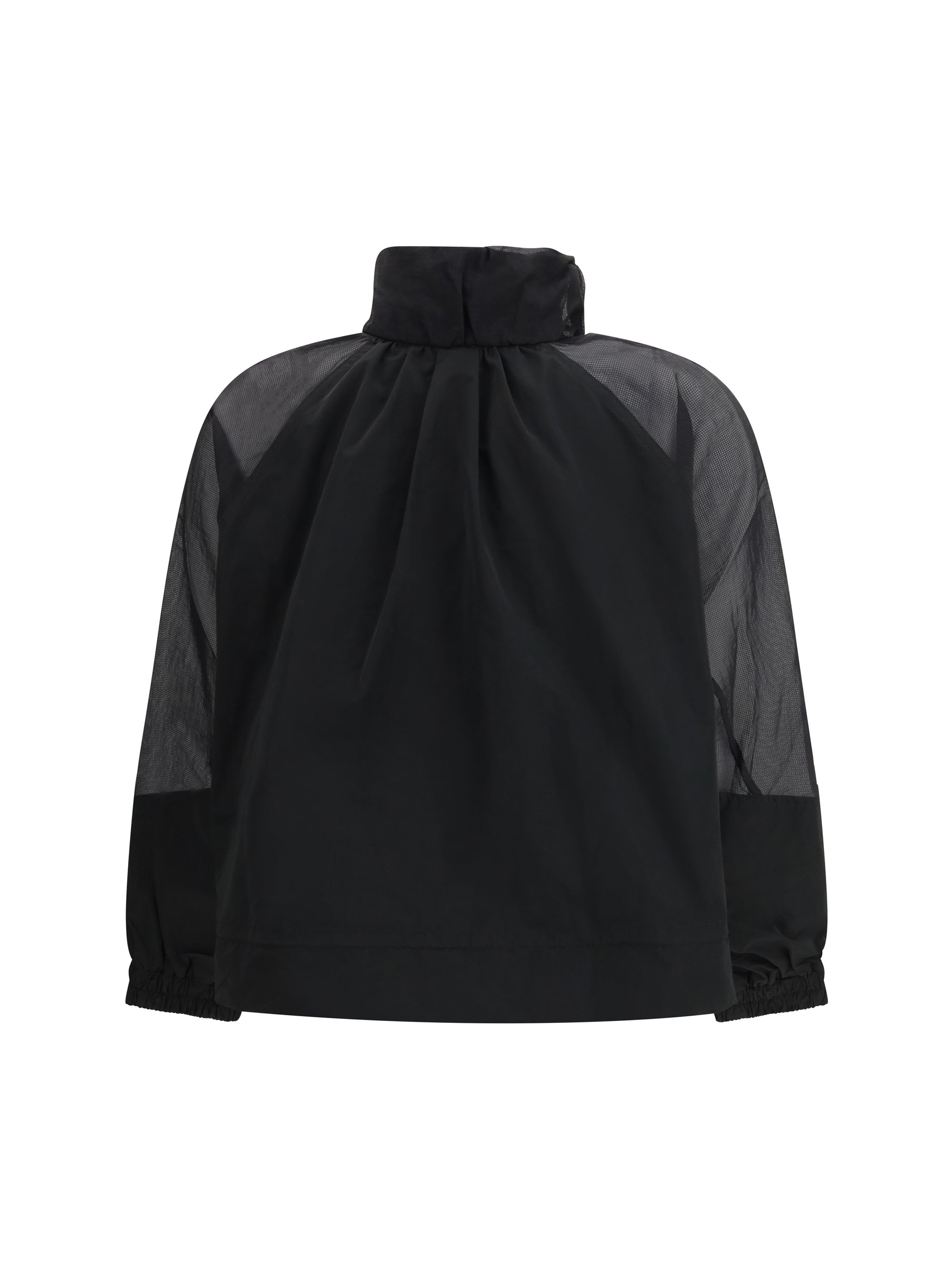 PINKO S beth jacket with transparent inserts