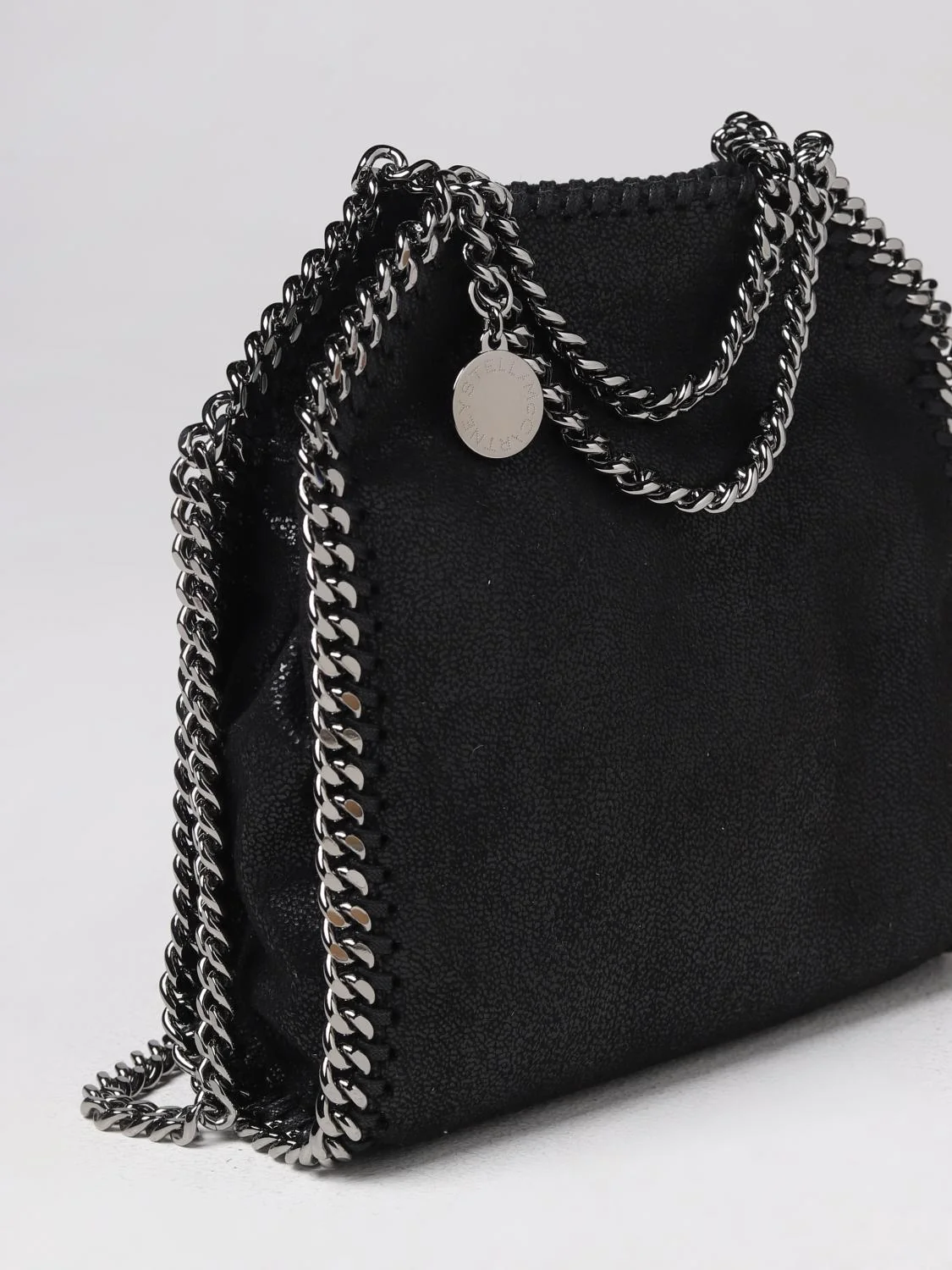 falabella micro faux leather bag