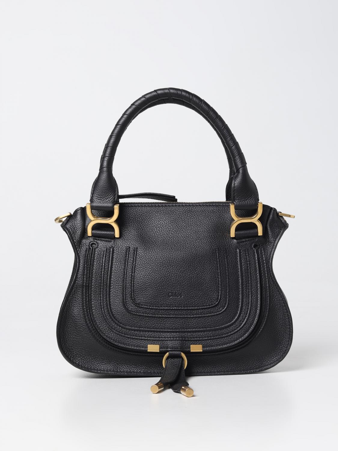 CHLOÉ OS chloé marcie grained leather bag