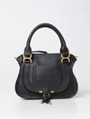 chloé marcie grained leather bag