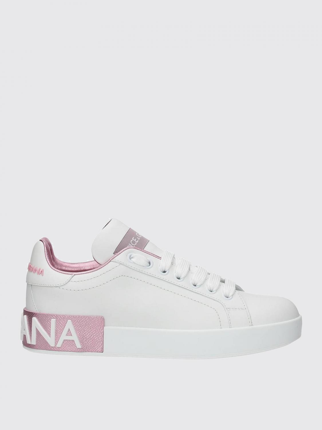DOLCE amp; GABBANA 38½ portofino leather sneakers