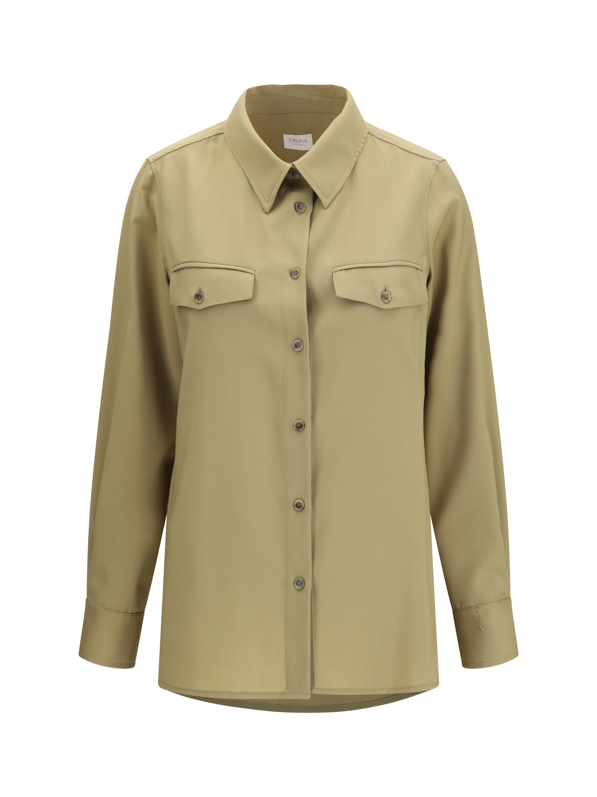 virgin wool overshirt