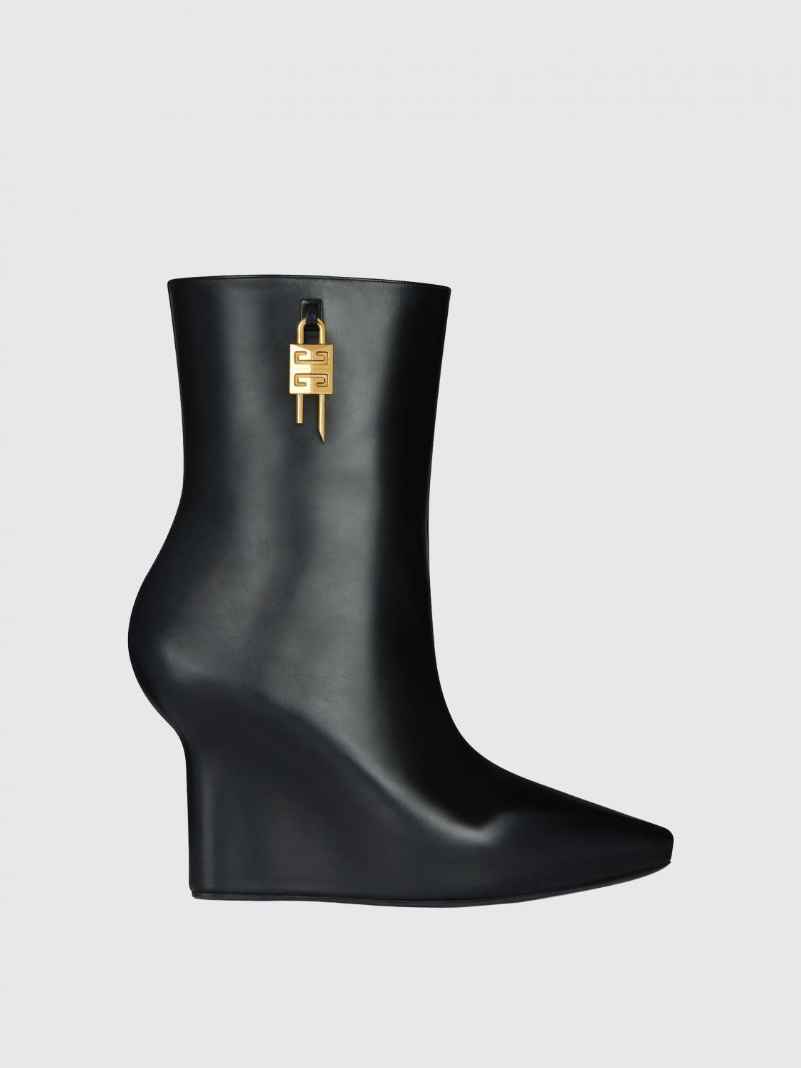GIVENCHY 36 g-lock ankle boot in leather