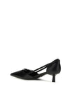 side-cut leather pumps