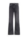 mid-rise kick boot jeans