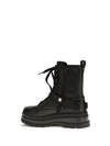 eva lace-up leather ankle boots