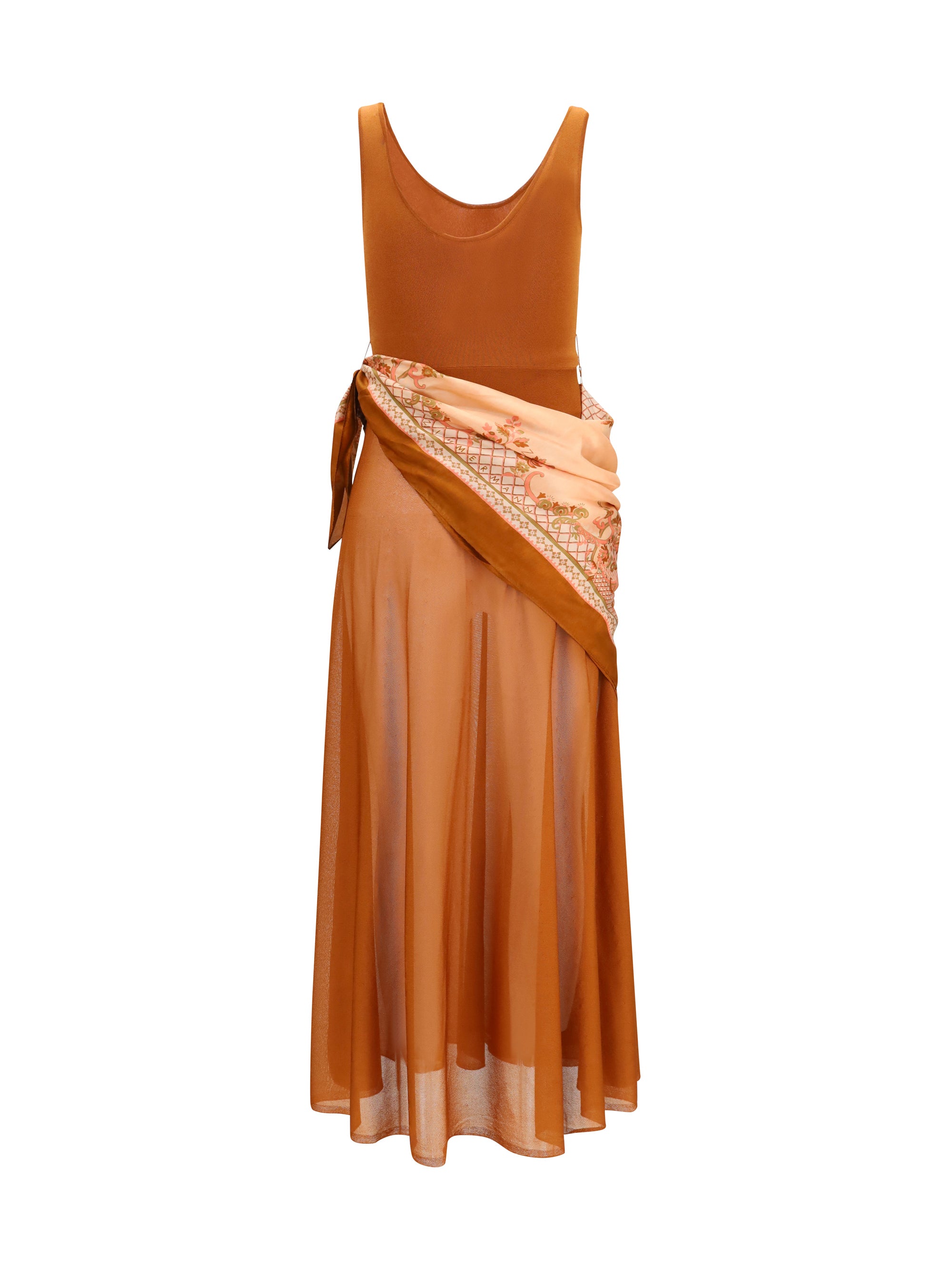 aster scarf maxi dress