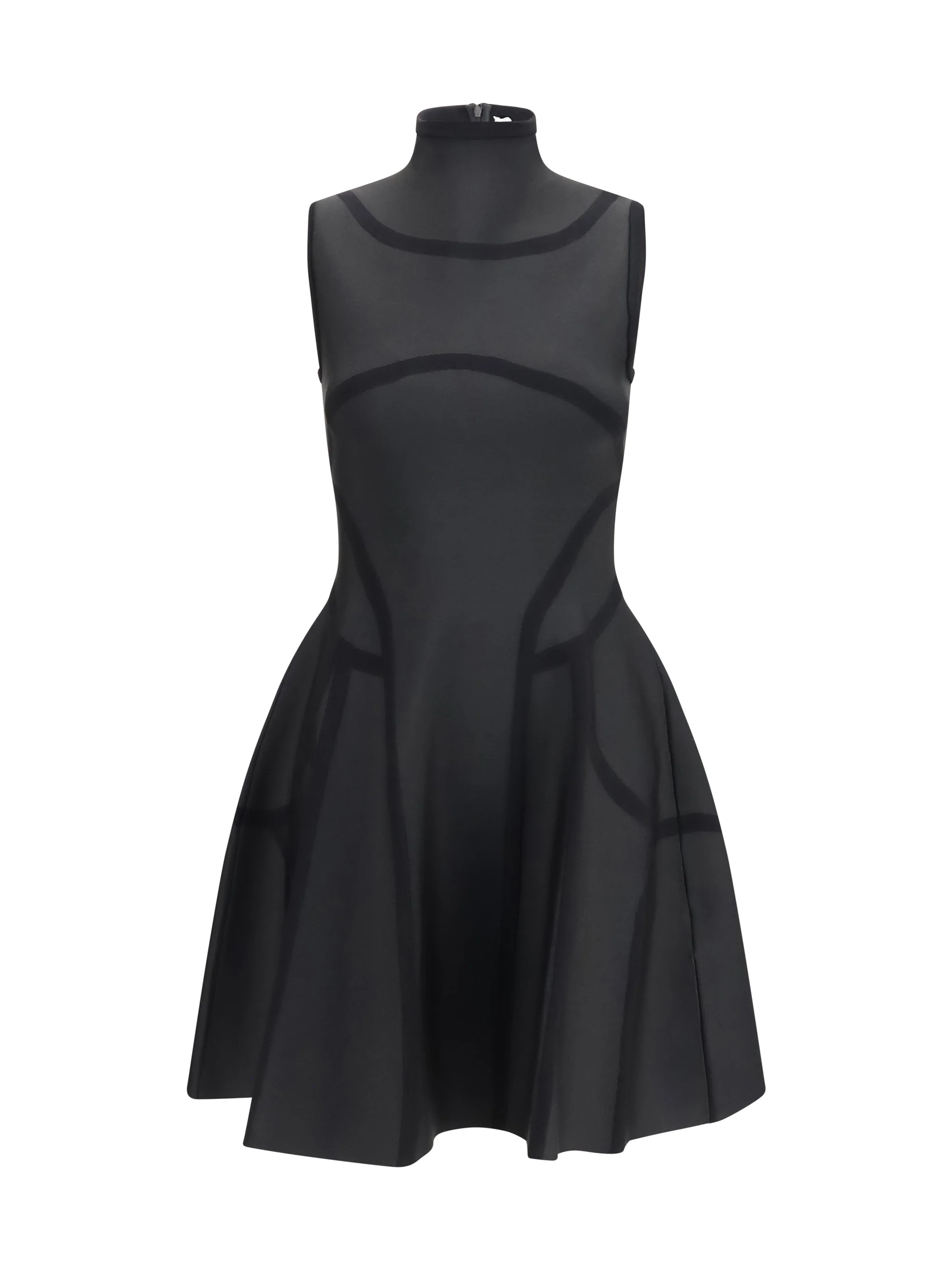 anatomy-line mini dress