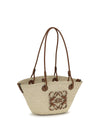 small anagram basket shoulder bag