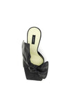 boudoir heeled mules