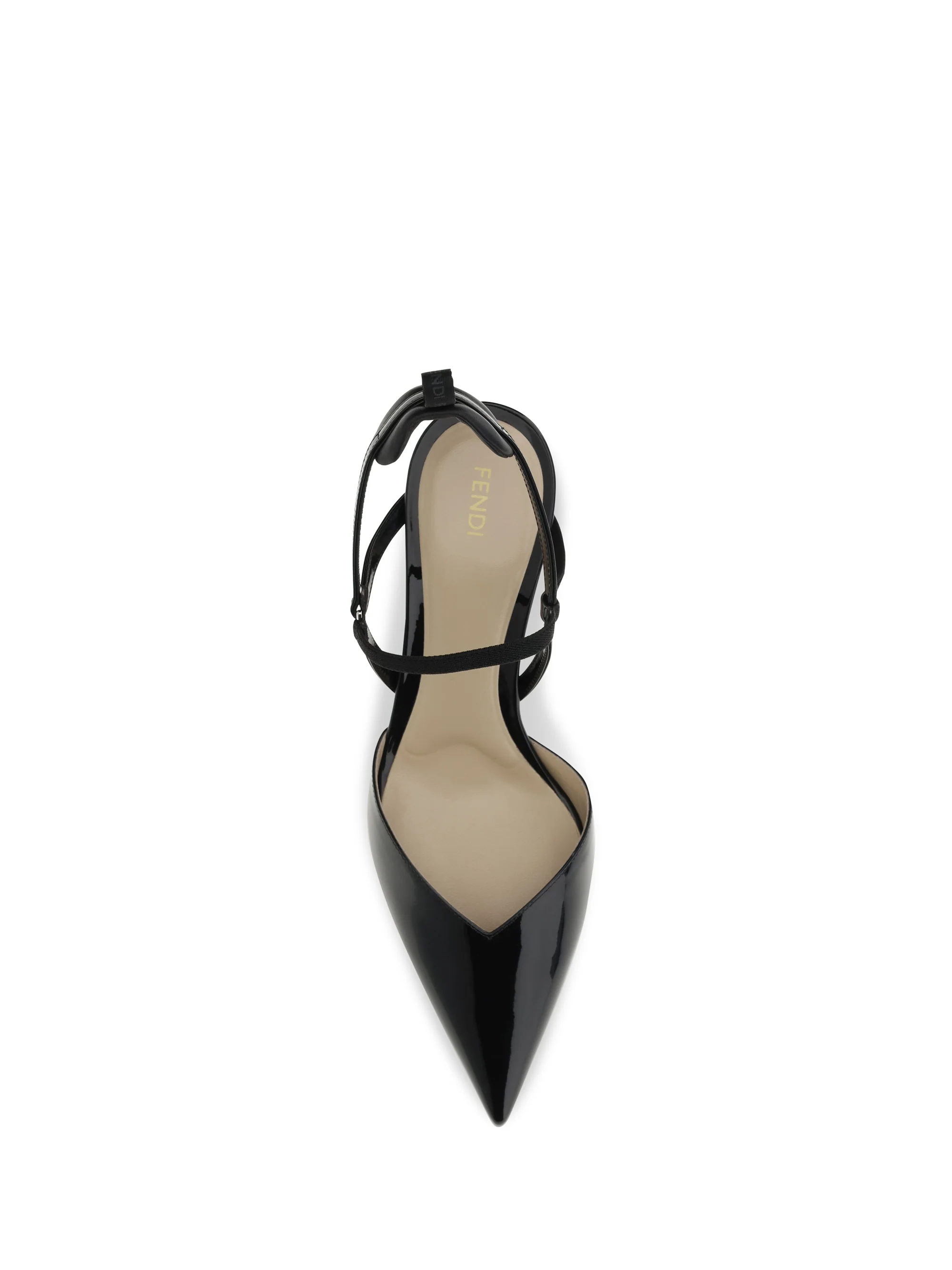 patent leather colibrì slingback pumps