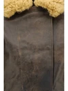 leather bomber jacket