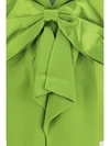 satin dress with back bow