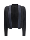 cropped single-breasted jacket