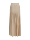 calla long skirt in viscose crêpe