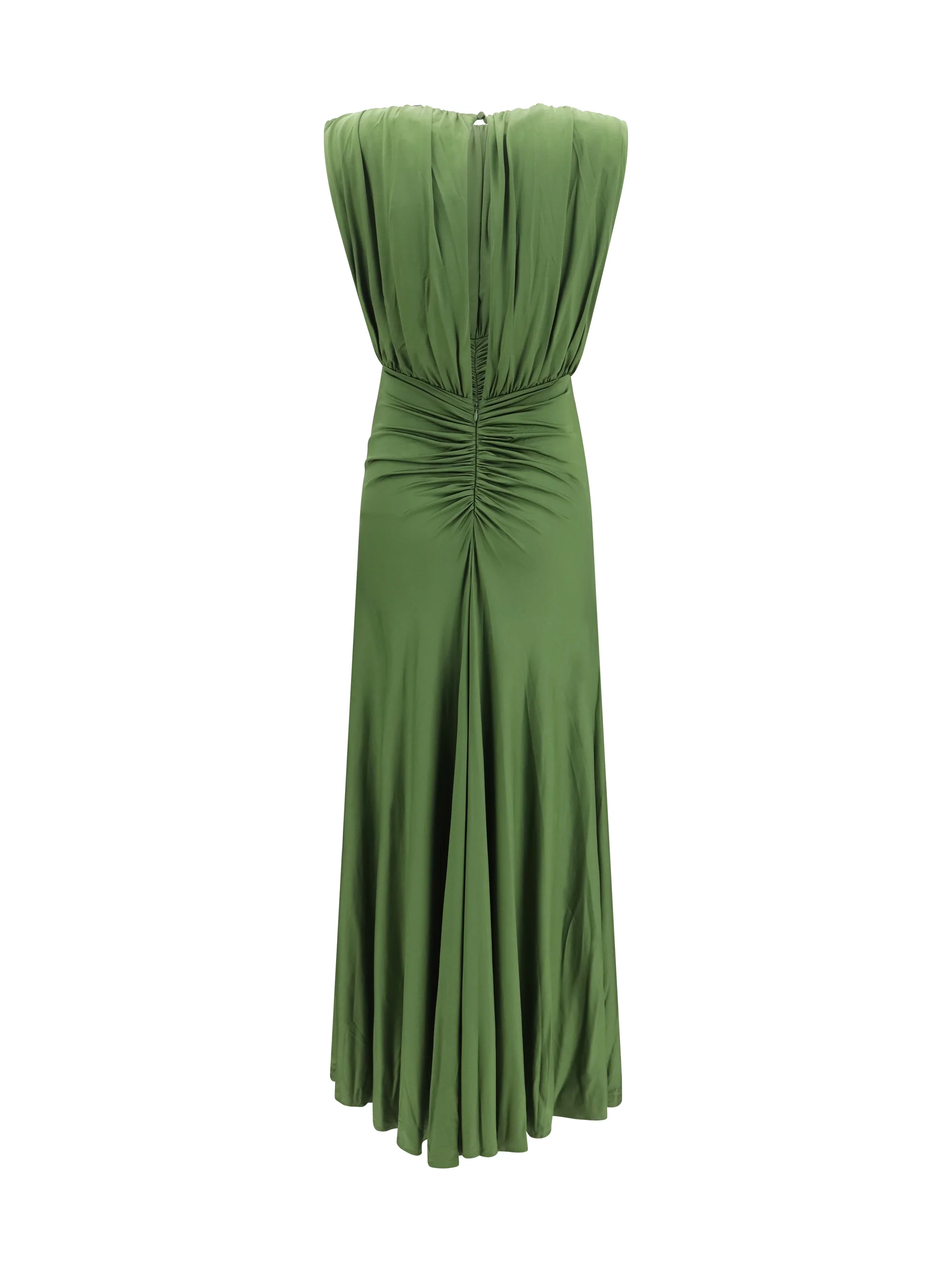 SELF-PORTRAIT 6 jersey gathered maxi dress