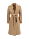 wool coat with peak lapels