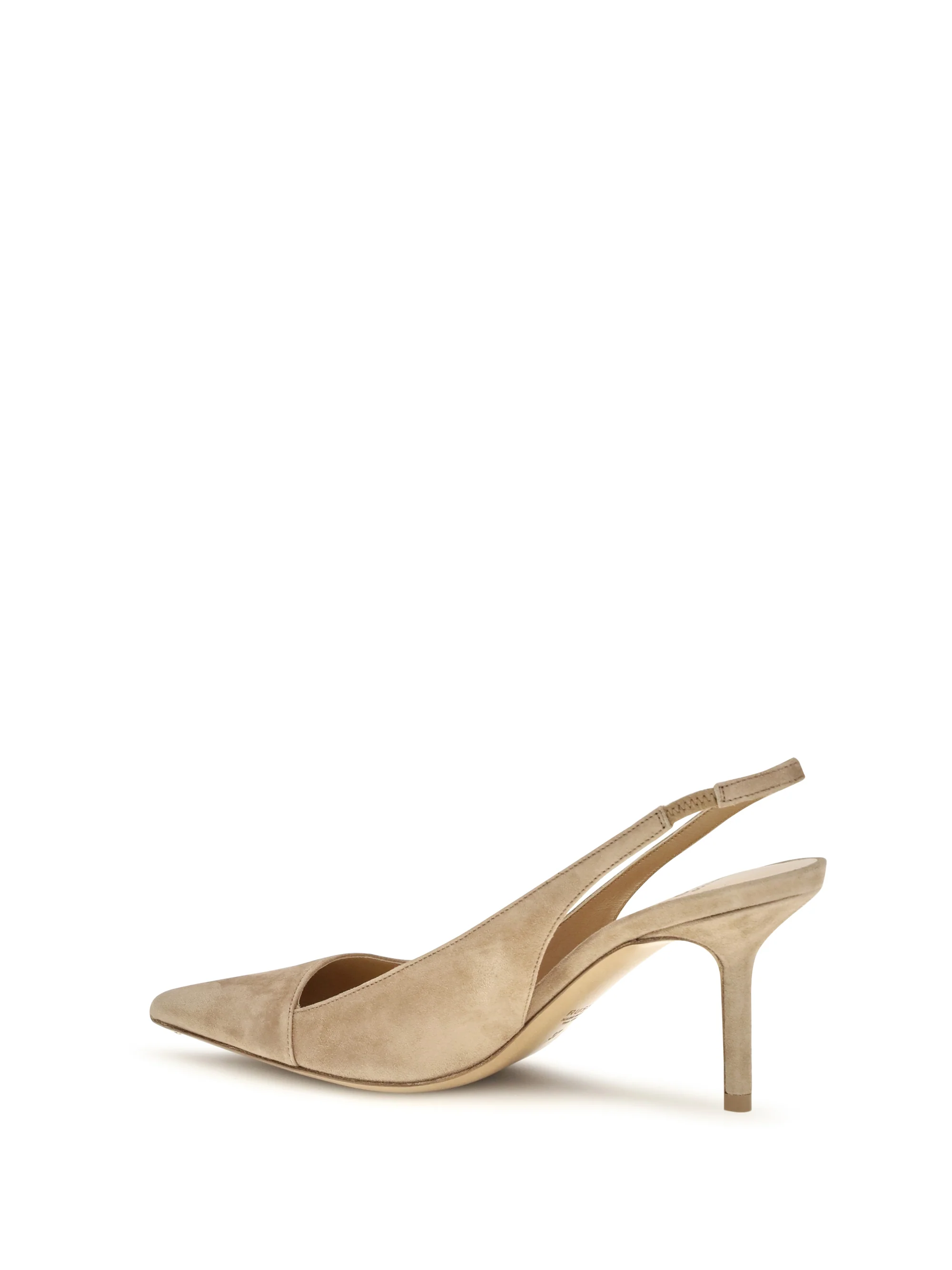 suede slingback pumps