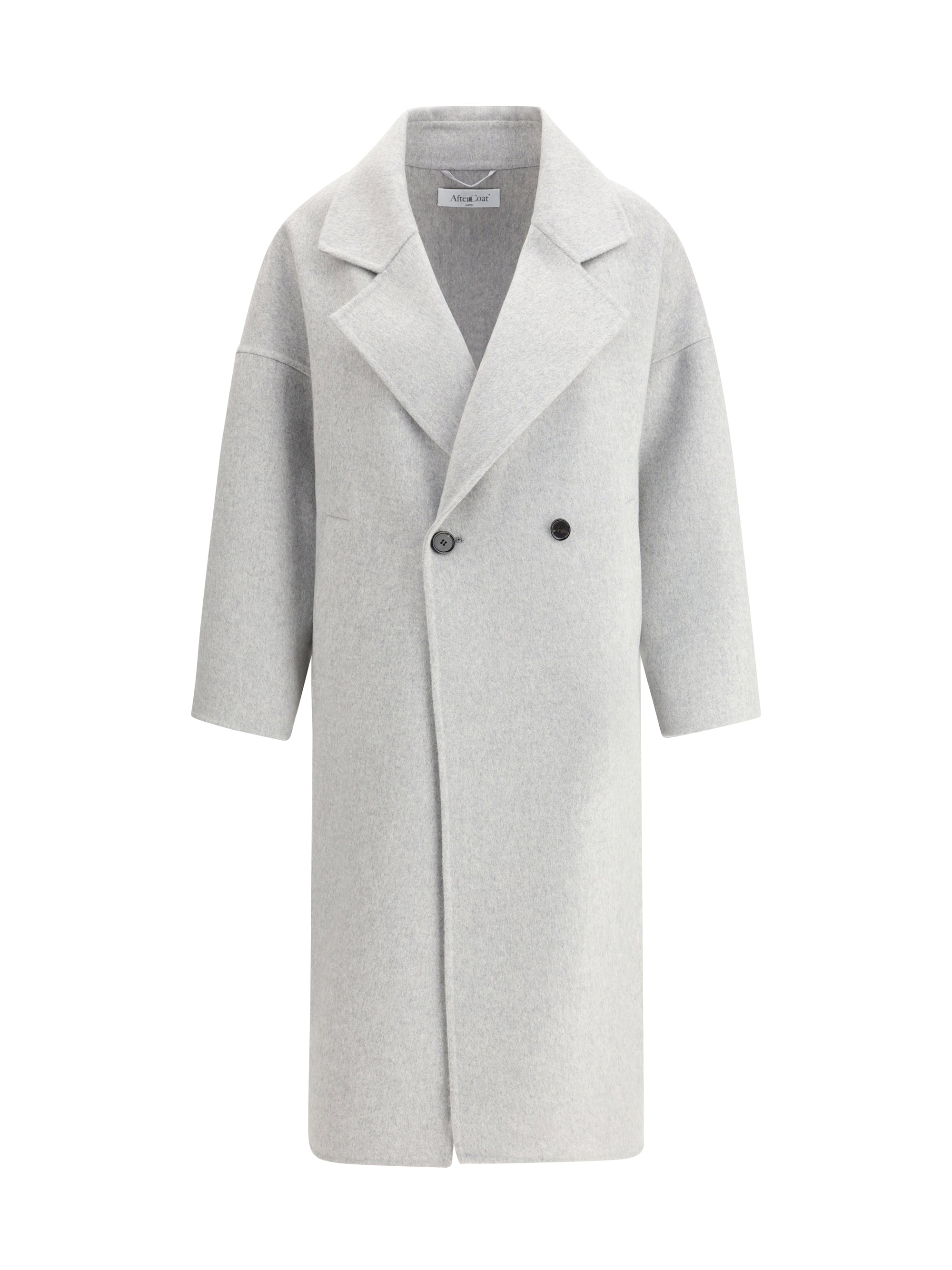 AFTERCOAT 44 double-breasted long coat