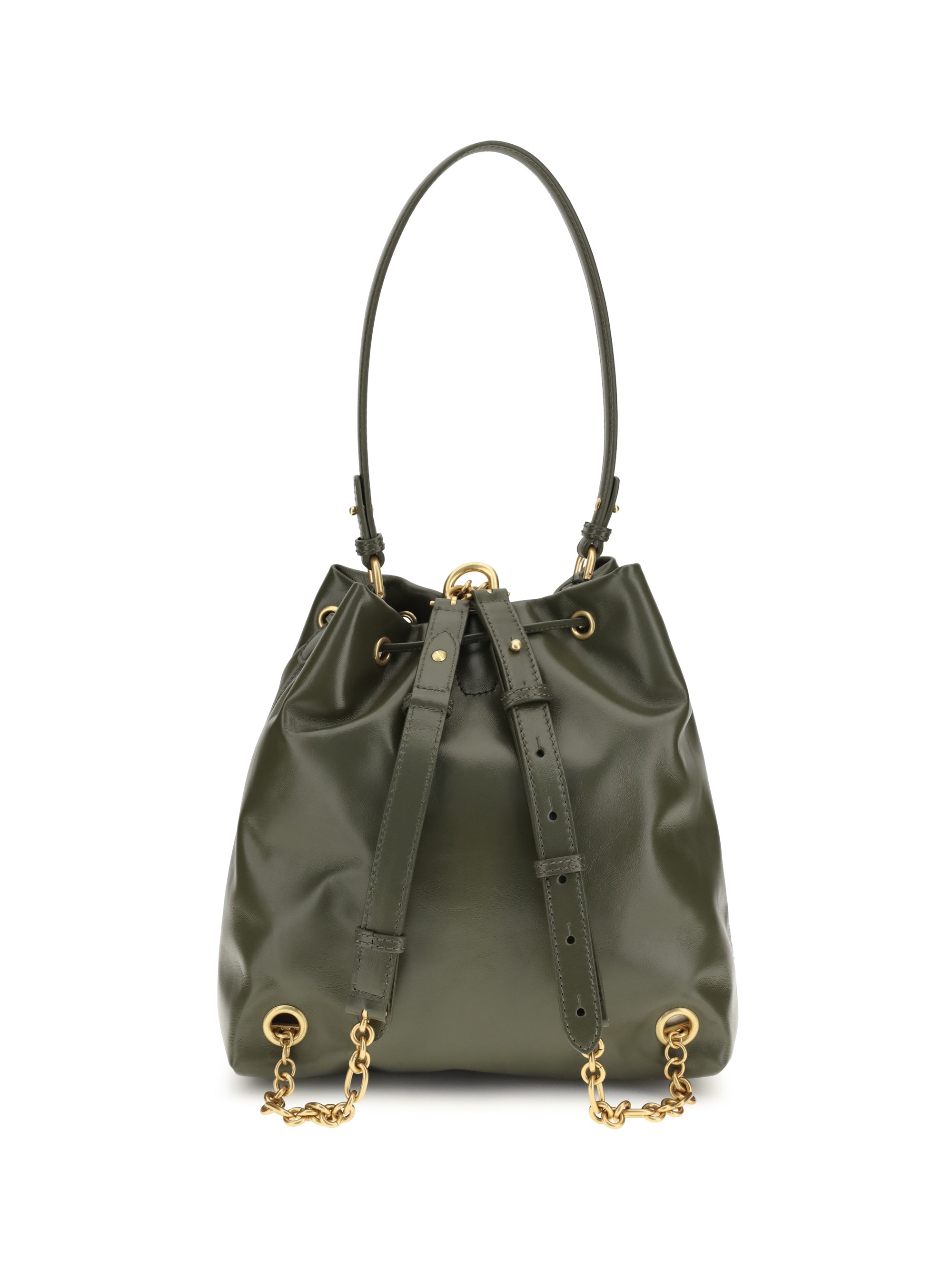 BALMAIN OS pulse backpack in calfskin
