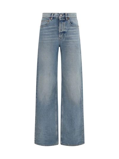 90s high-waisted wide-leg jeans