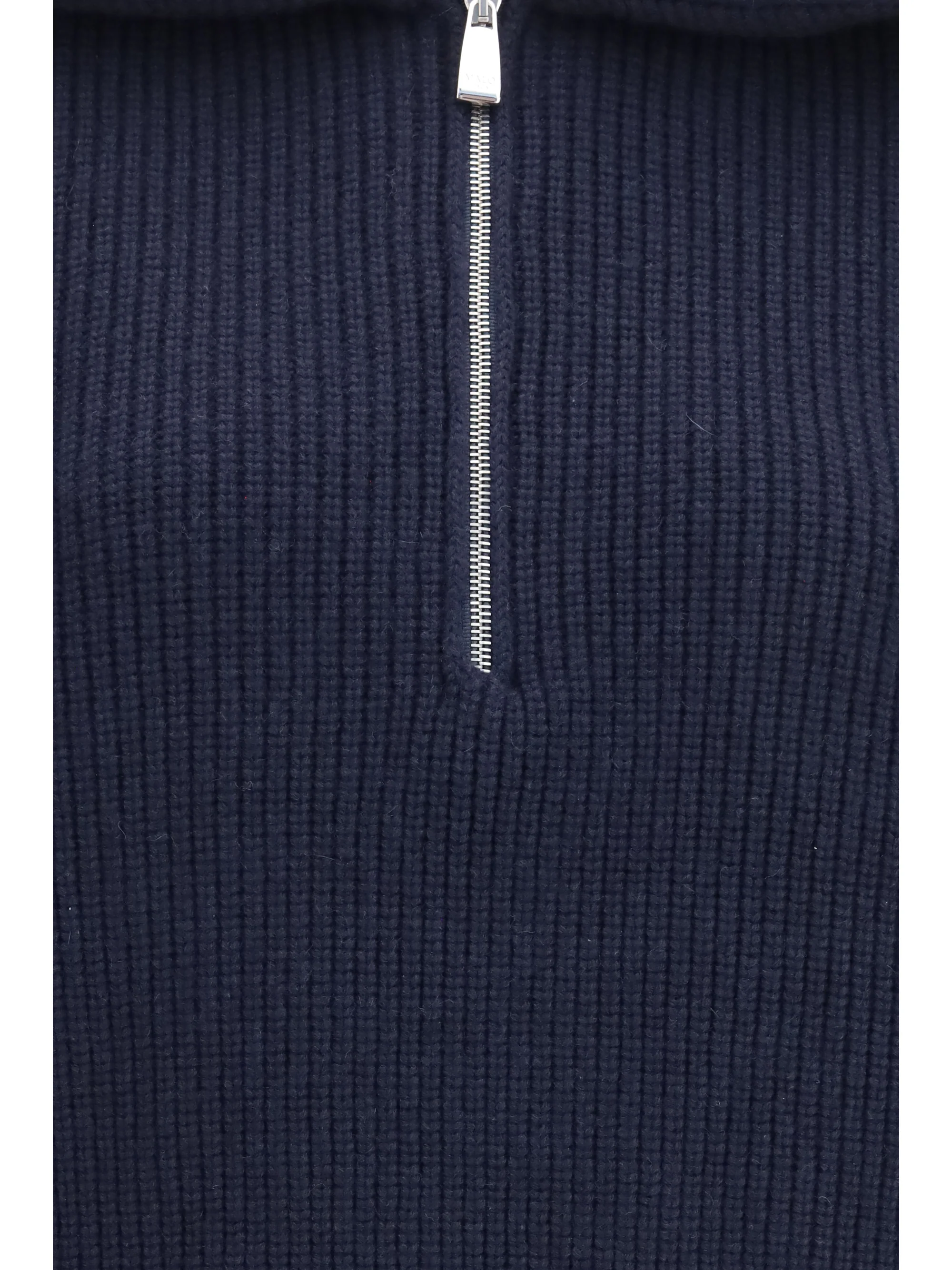 cashmere high-neck zip sweater