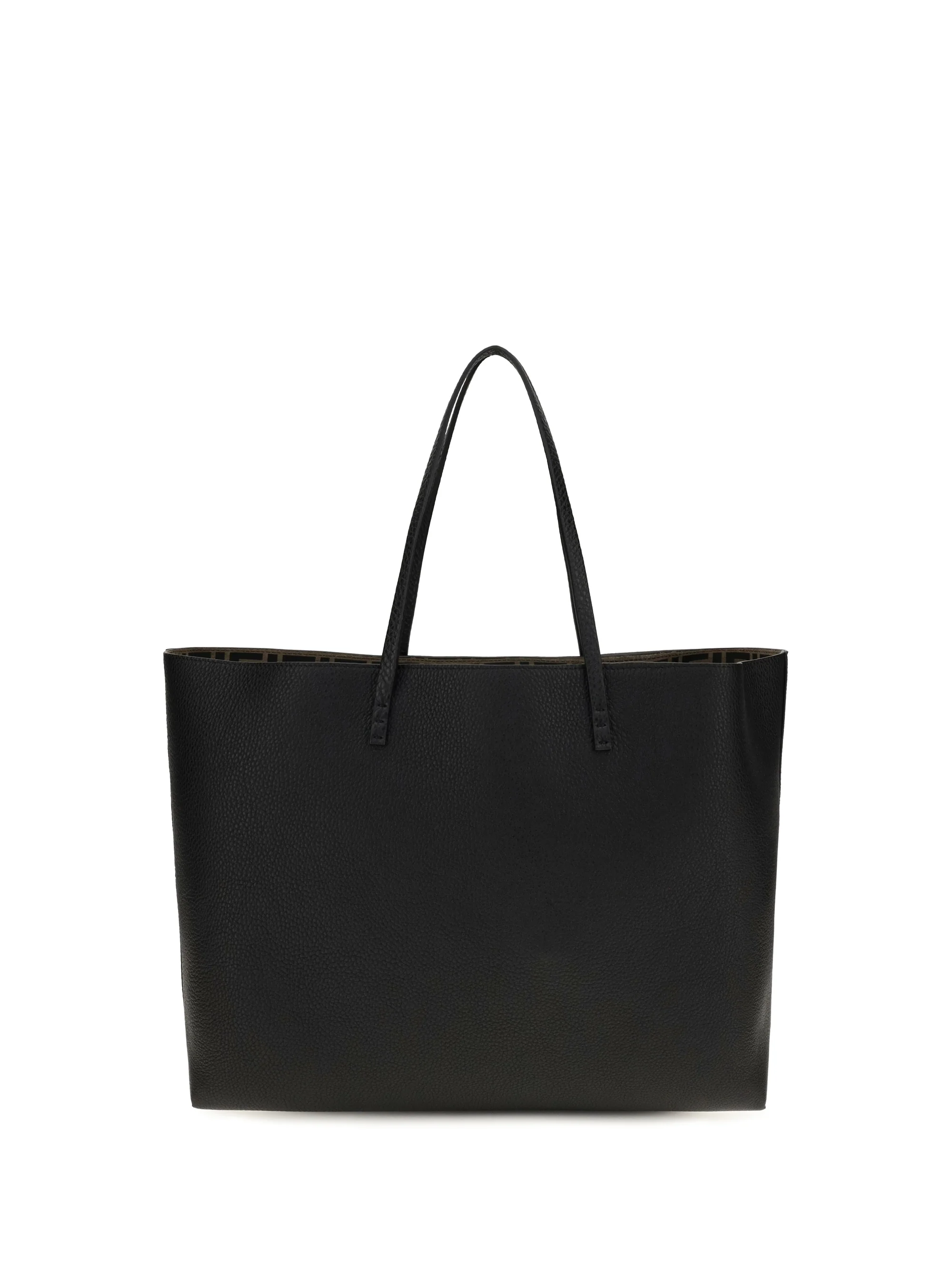 medium roll roman leather shopping bag