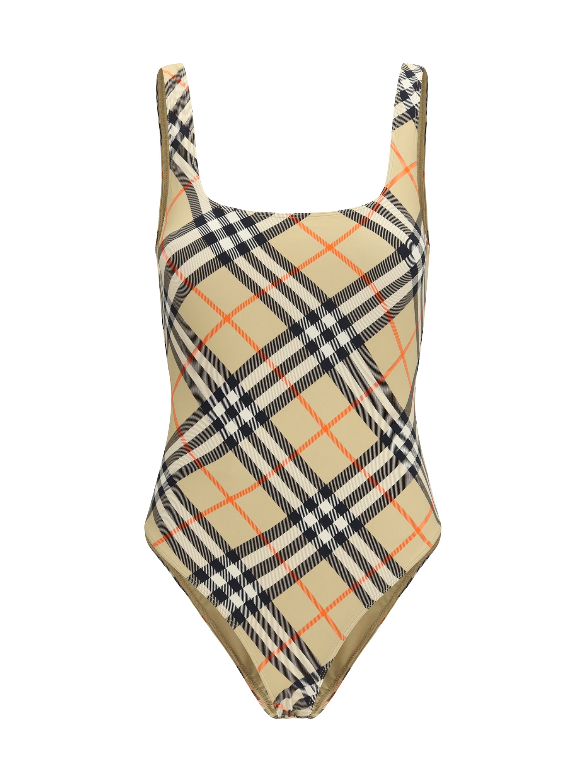BURBERRY S check swimsuit