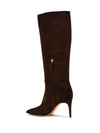 pointed high boots
