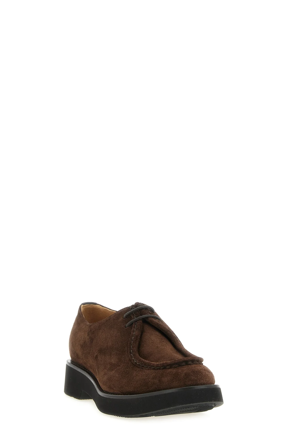 the nelly lace-up shoes by churchs in fine brown suede reinvent the traditiona