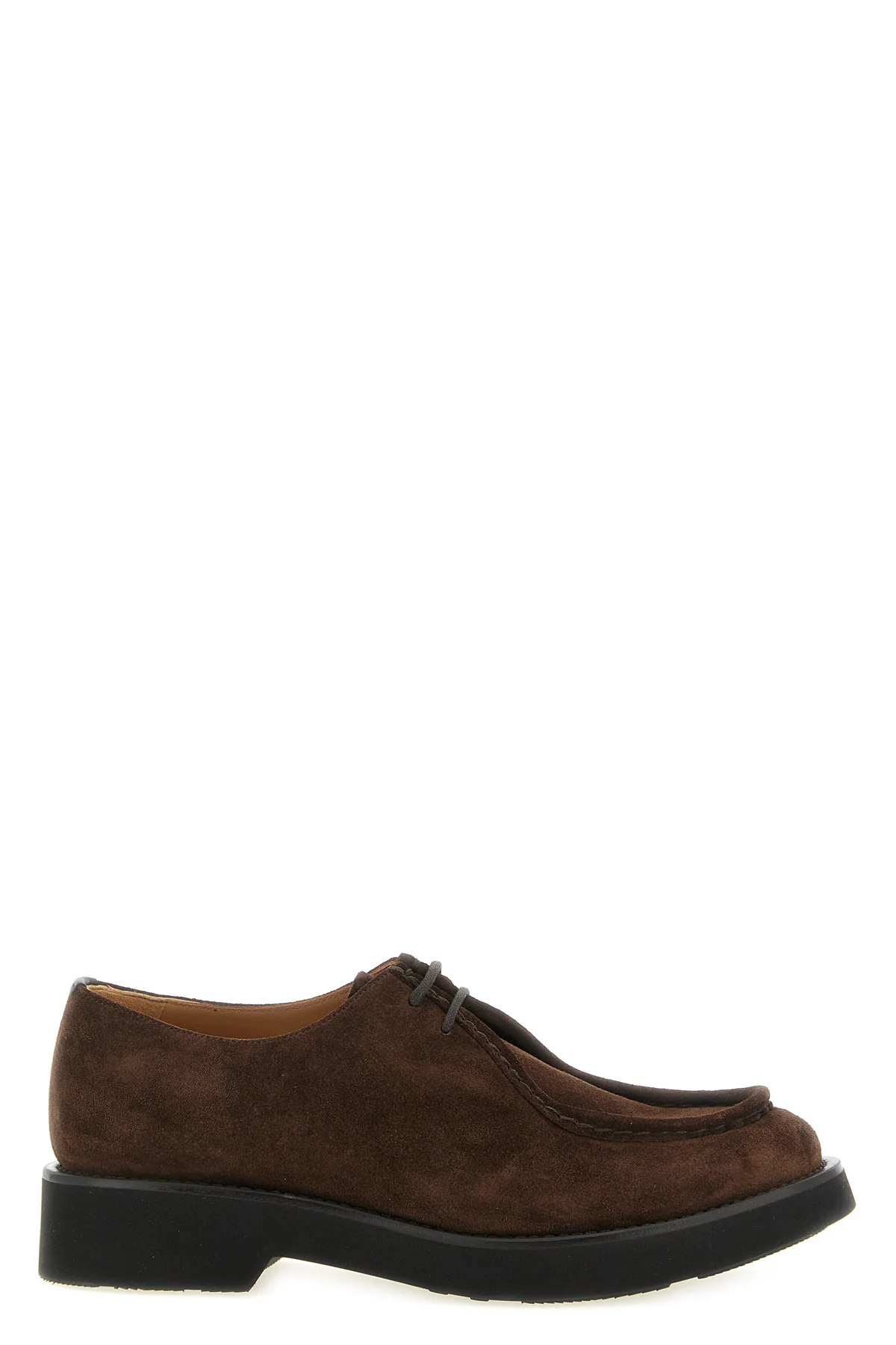 the nelly lace-up shoes by churchs in fine brown suede reinvent the traditiona