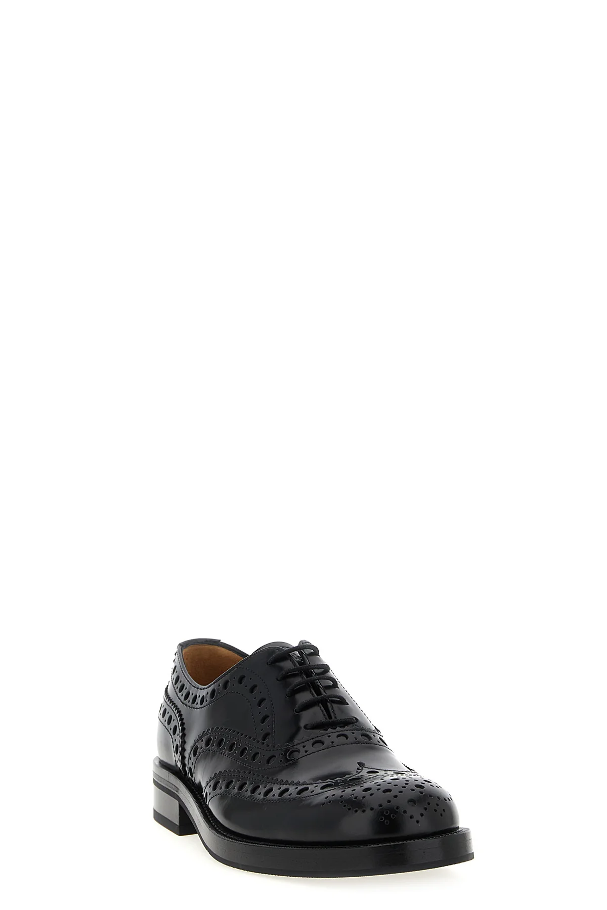 pilar lace-up shoes in brushed calf leather