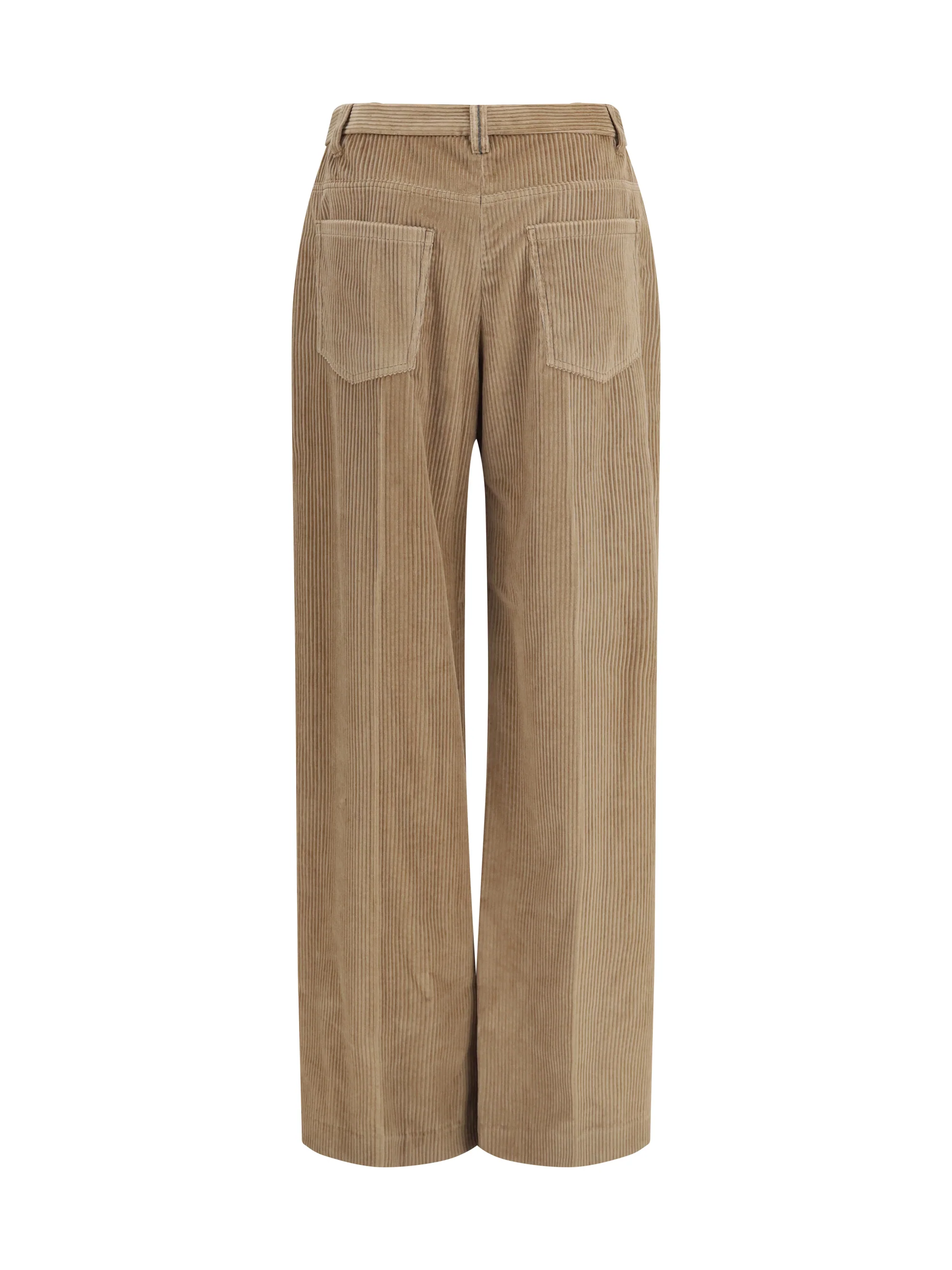 BRUNELLO CUCINELLI 38 cotton velvet pants
