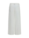 straight-leg cotton pants